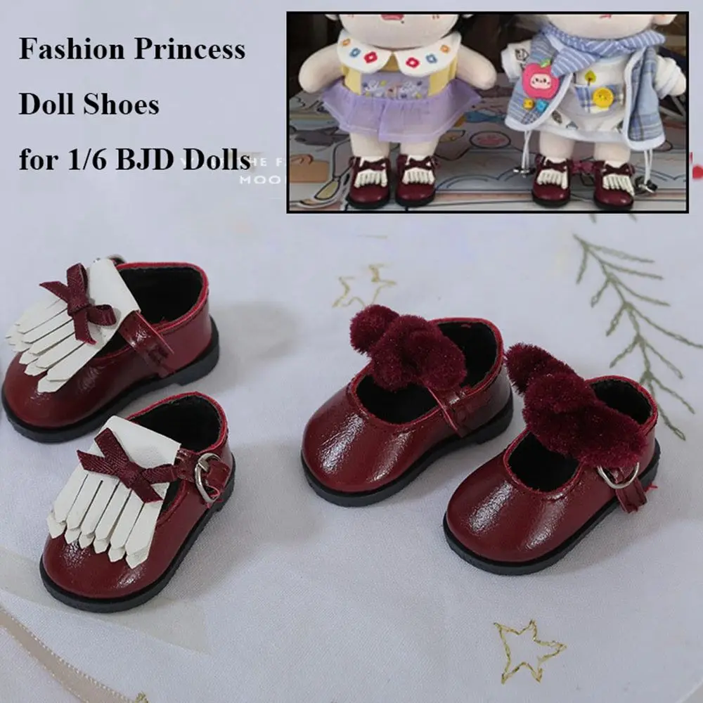 Fashion Differents Color PU Leather Tassel Style Princess Shoes Doll Fabric Shoes Play House Accessories 1/6 Doll Boots
Fashion Differents Color PU Leather Tassel Style Princess Shoes Doll Fabric Shoes Play House Accessories 1/6 Doll Boots