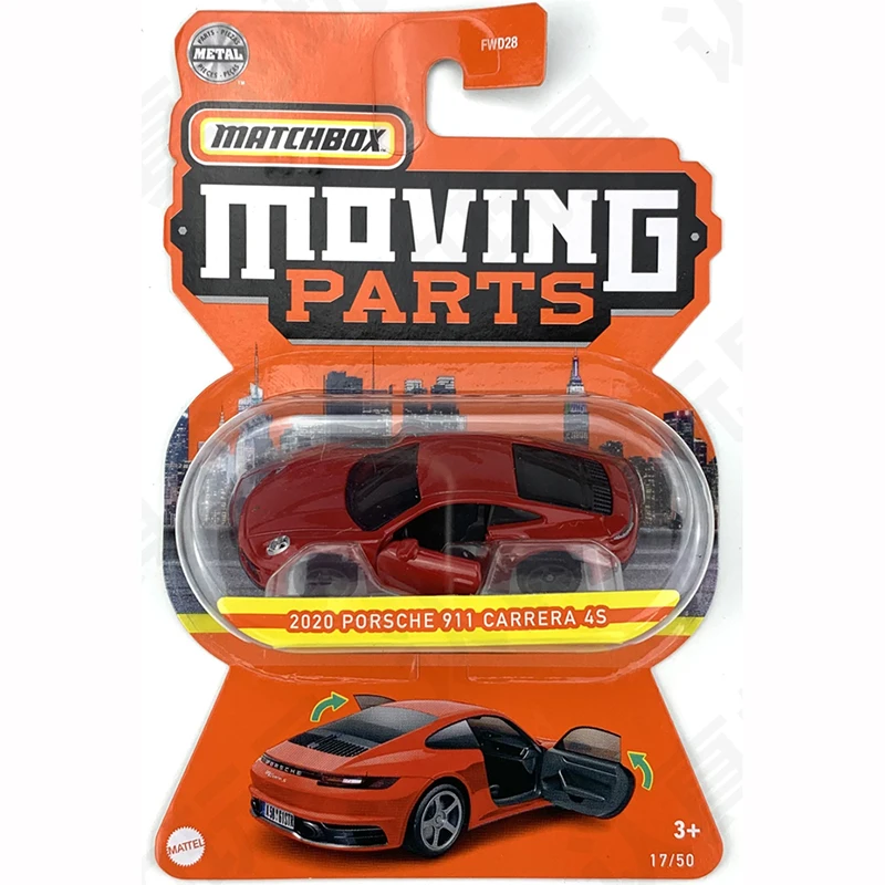 2022 Matchbox Moving Parts 2020 PORSCHE 911CARRERA 4S 1/64 Die-cast Collection Model FWD28
2022 Matchbox Moving Parts 2020 PORSCHE 911CARRERA 4S 1/64 Die-cast Collection Model FWD28