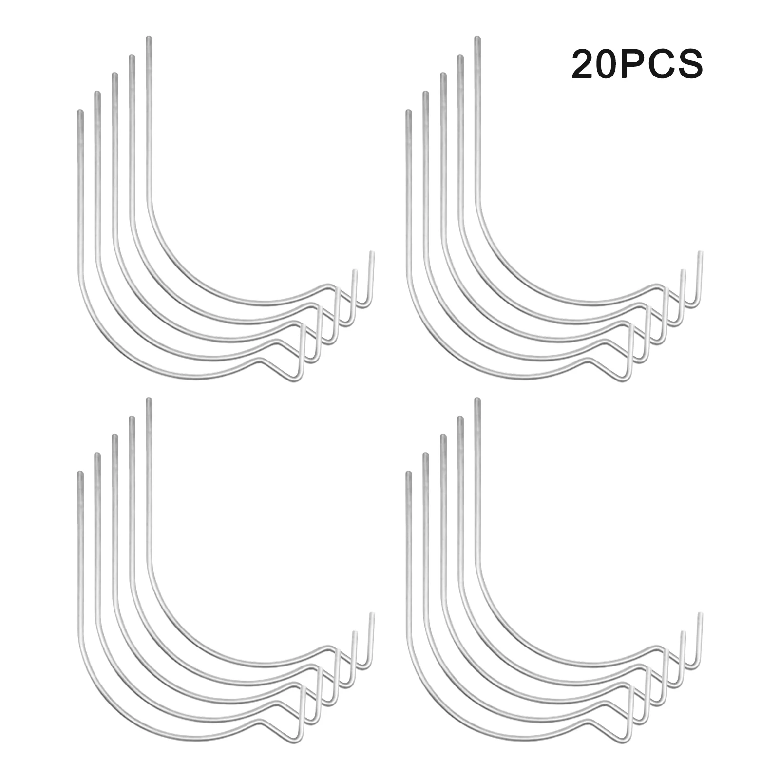 20 шт., прочная Серебряная настенная вешалка из нержавеющей стали
20 шт., прочная Серебряная настенная вешалка из нержавеющей стали