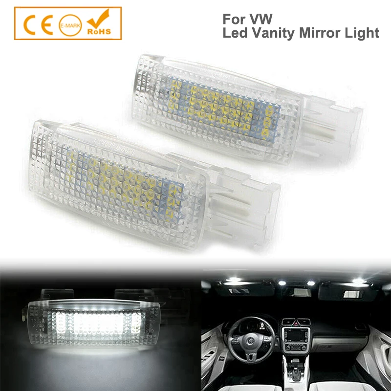 2pcs Canbus LED Sun Visor Mirror Light For VW Passat Golf Eos CC Polo Seat Skoda 1K0947109
2pcs Canbus LED Sun Visor Mirror Light For VW Passat Golf Eos CC Polo Seat Skoda 1K0947109