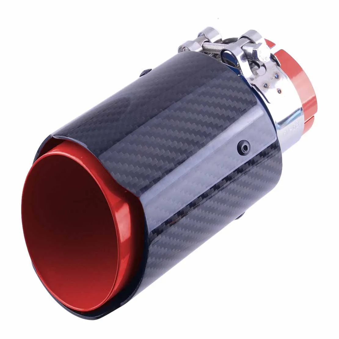 Car Exhaust Tip Muffler Pipe 2.5" 63mm Inlet 3.5" 89mm Outlet Universal Red & Carbon Fiber Style
Car Exhaust Tip Muffler Pipe 2.5" 63mm Inlet 3.5" 89mm Outlet Universal Red & Carbon Fiber Style