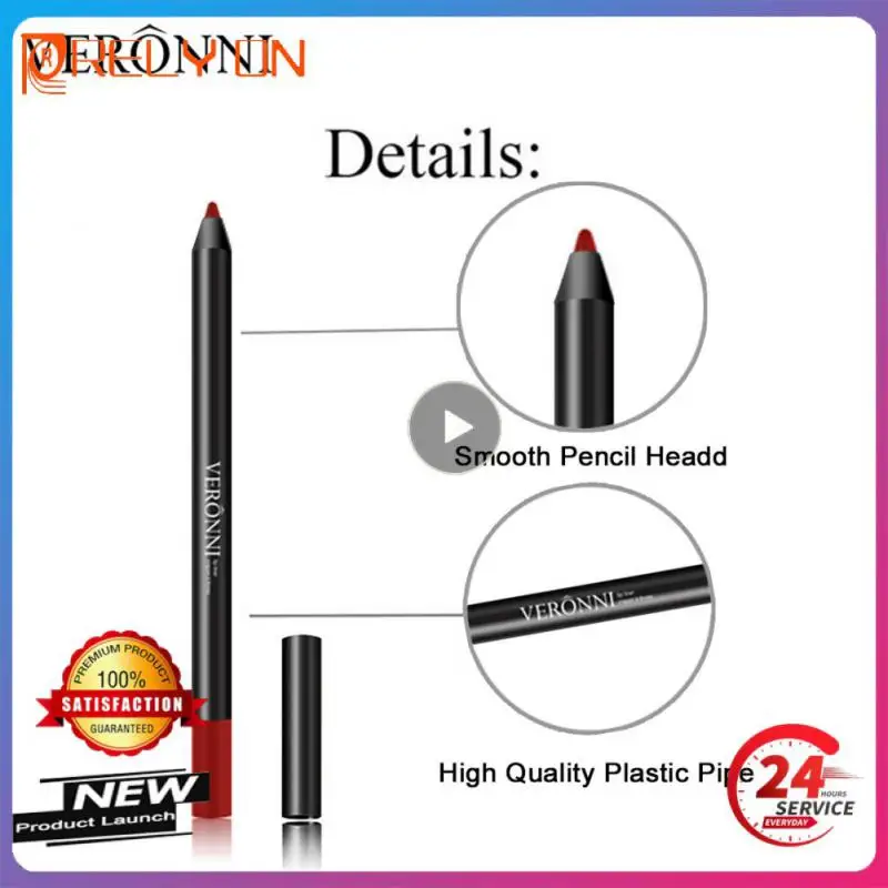 Matte Texture Smooth Lipstick Pencil Waterproof Sweat-proof And No Smudging Lipstick Makeup Contour Matte Lasting Lip Liner
Matte Texture Smooth Lipstick Pencil Waterproof Sweat-proof And No Smudging Lipstick Makeup Contour Matte Lasting Lip Liner