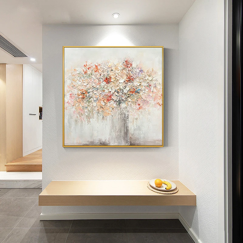 Hand Painted On Canvas Abstract Oil Painting Modern Minimalist Fresh Flowers Porch Aisle Corridor Decorative Painting Frameless
Hand Painted On Canvas Abstract Oil Painting Modern Minimalist Fresh Flowers Porch Aisle Corridor Decorative Painting Frameless
