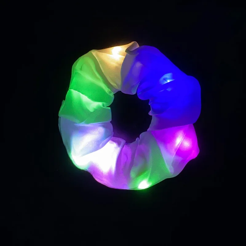 2Pcs LED Light Emitting Large Intestine Hair Ring Headdress Shiny Color Ding Cloth Hair Band Nightclub Bungee Hair Rope
2Pcs LED Light Emitting Large Intestine Hair Ring Headdress Shiny Color Ding Cloth Hair Band Nightclub Bungee Hair Rope