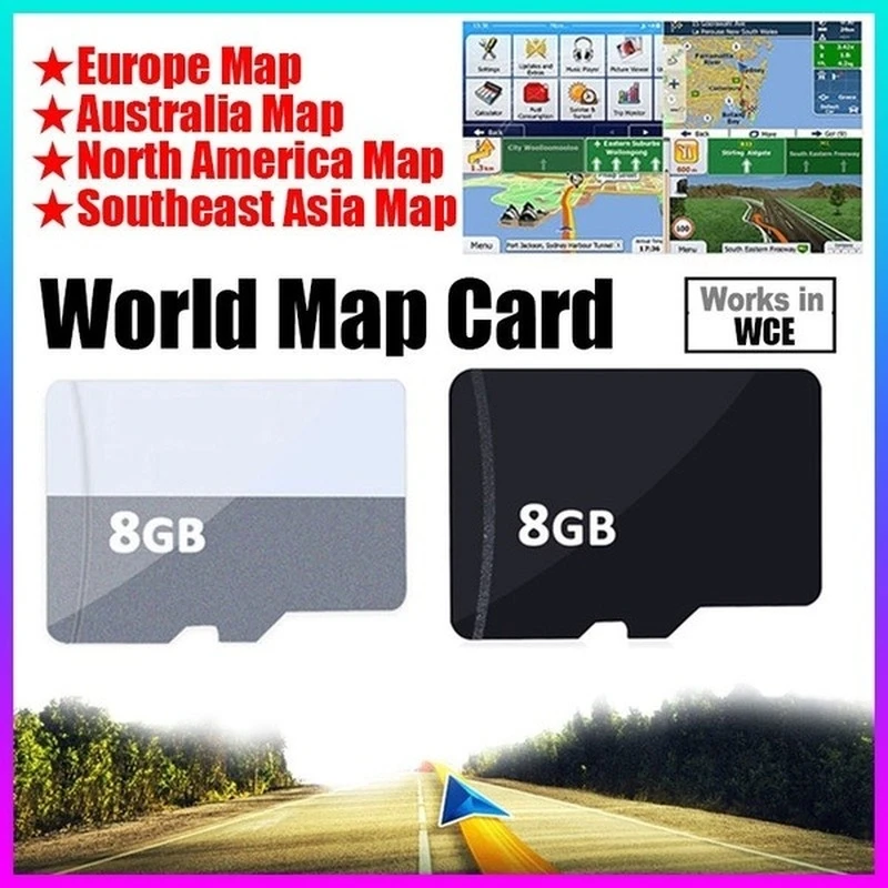 8GB World Map Card For GPS Navigator/MP5 Player Europe Map/Australia Map/North America Map/Southeast Asia Map TF Card
8GB World Map Card For GPS Navigator/MP5 Player Europe Map/Australia Map/North America Map/Southeast Asia Map TF Card