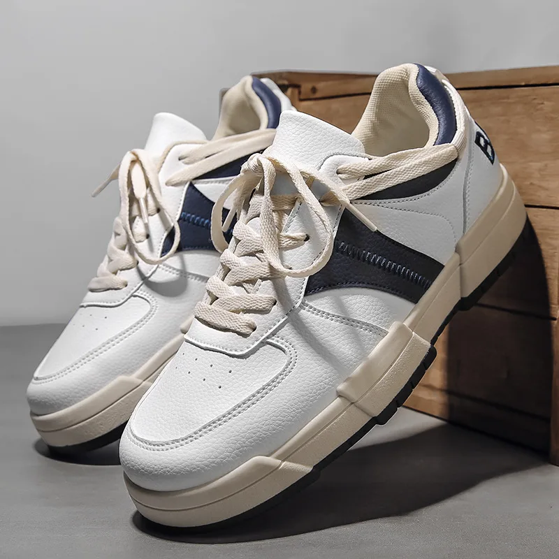 2022 Autumn Men's Fashion Sneakers White and Green Thick-soled Sneakers New Lace-up Breathable Leather Casual Men's Shoes
2022 Autumn Men's Fashion Sneakers White and Green Thick-soled Sneakers New Lace-up Breathable Leather Casual Men's Shoes
