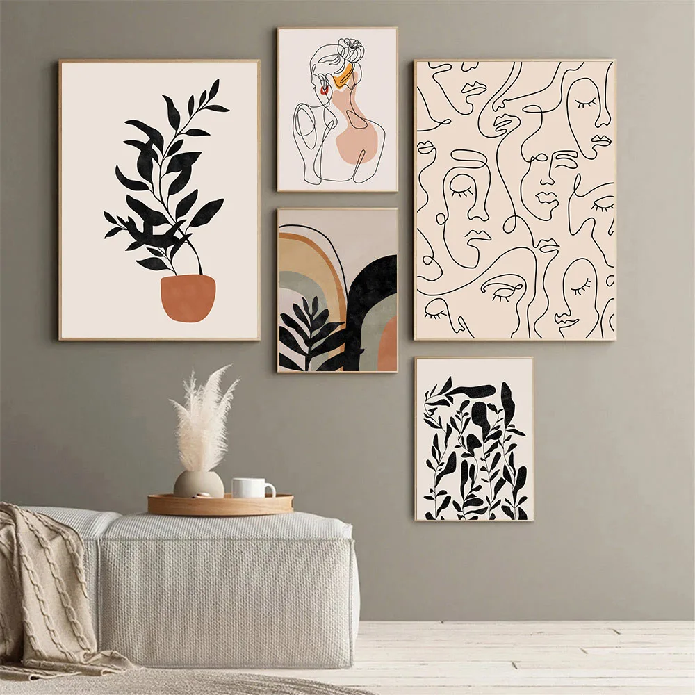 Boho Poster Abstract Girl Back Line Face Canvas Art Painting Vintage Rainbow Leaf Print Nordic Wall Pictures Living Room Decor
Boho Poster Abstract Girl Back Line Face Canvas Art Painting Vintage Rainbow Leaf Print Nordic Wall Pictures Living Room Decor