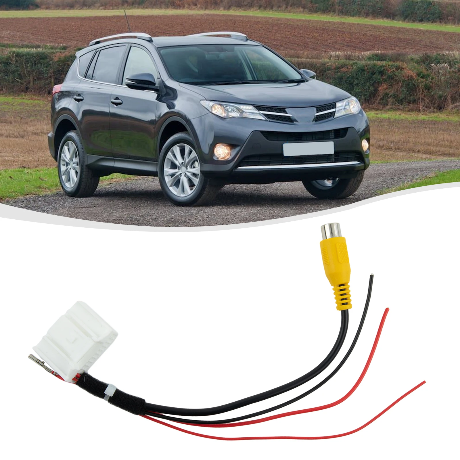 

Car Reversing Rear View Camera Adapter Cables Harness For Toyota For RAV4 For Carola For Highlander 24pin Navigation System