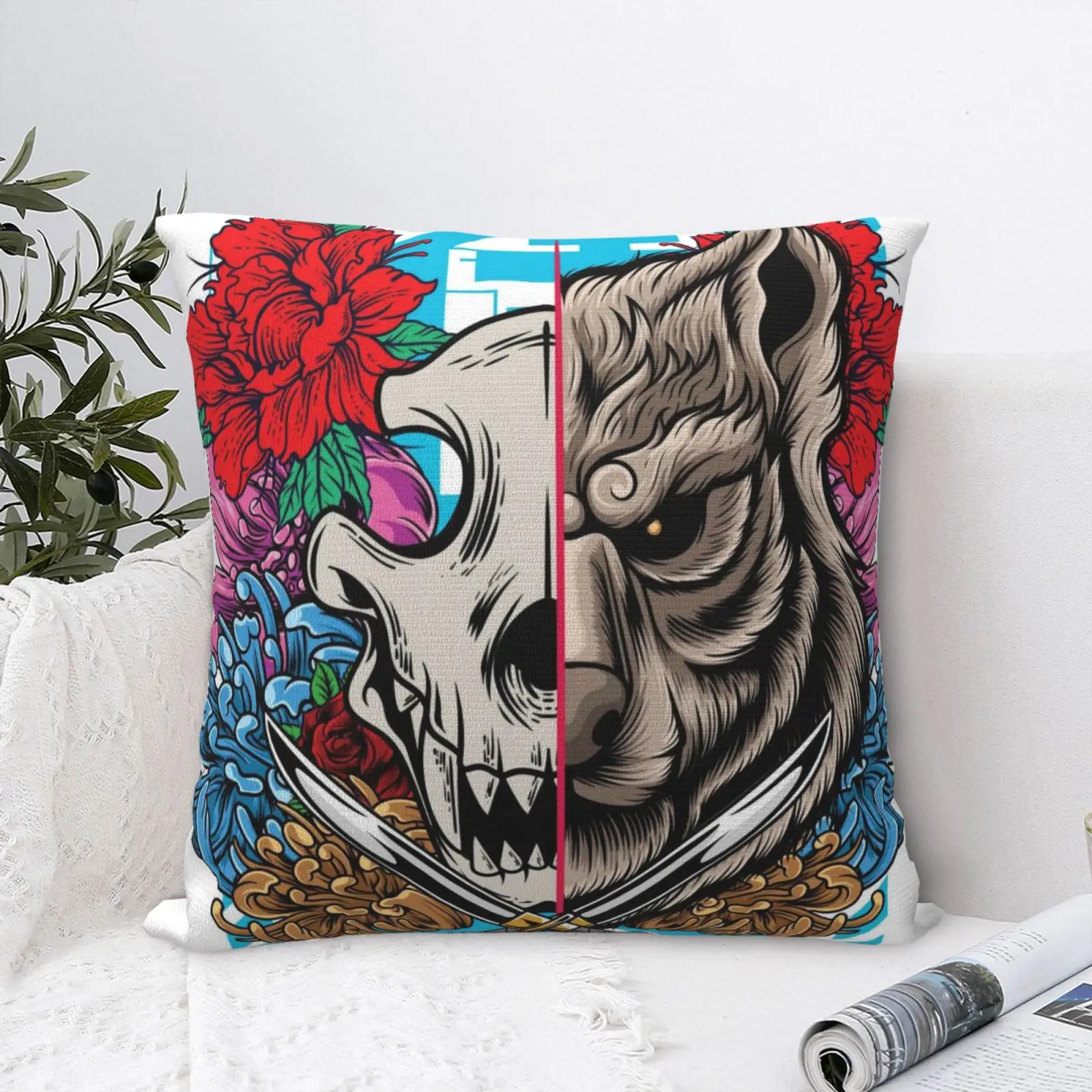 Decorative Pillows Home Textile Bedding Supplies Square Durable Customized Kawaii Body Sleeping Bedroom Travel Pad Tiger Bones
Decorative Pillows Home Textile Bedding Supplies Square Durable Customized Kawaii Body Sleeping Bedroom Travel Pad Tiger Bones