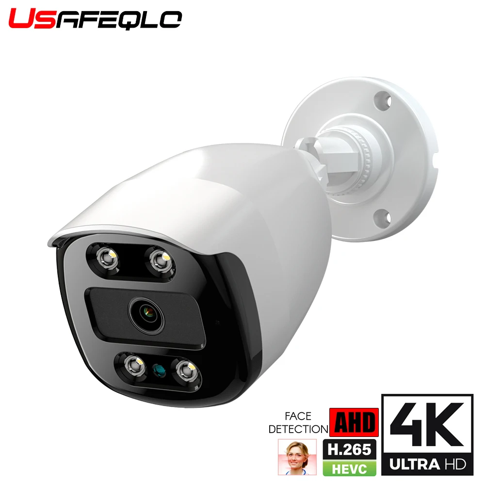 

5 МП Проводная аналоговая пластиковая камера видеонаблюдения с ночным видением для улицы Водонепроницаемая AHD цилиндрическая камера видеонаблюдения BNC