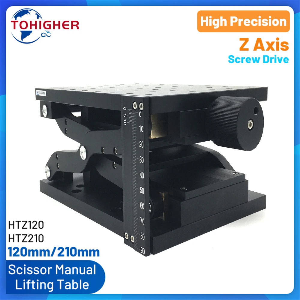 Z Axis Scissor Manual Sliding Table Vertical Lift Platform Linear Stage 60mm 120mm Stroke 30kg Load HTZ120 HTZ210
Z Axis Scissor Manual Sliding Table Vertical Lift Platform Linear Stage 60mm 120mm Stroke 30kg Load HTZ120 HTZ210