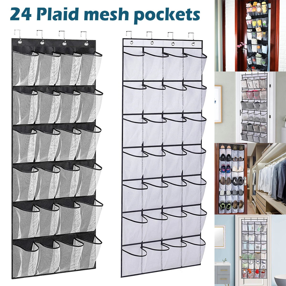 24 Pockets Shoes Organizer Rack Hanging Organizers Space Saver Hanging Over The Door Behind Closet Organizer Storage Hanger
24 Pockets Shoes Organizer Rack Hanging Organizers Space Saver Hanging Over The Door Behind Closet Organizer Storage Hanger