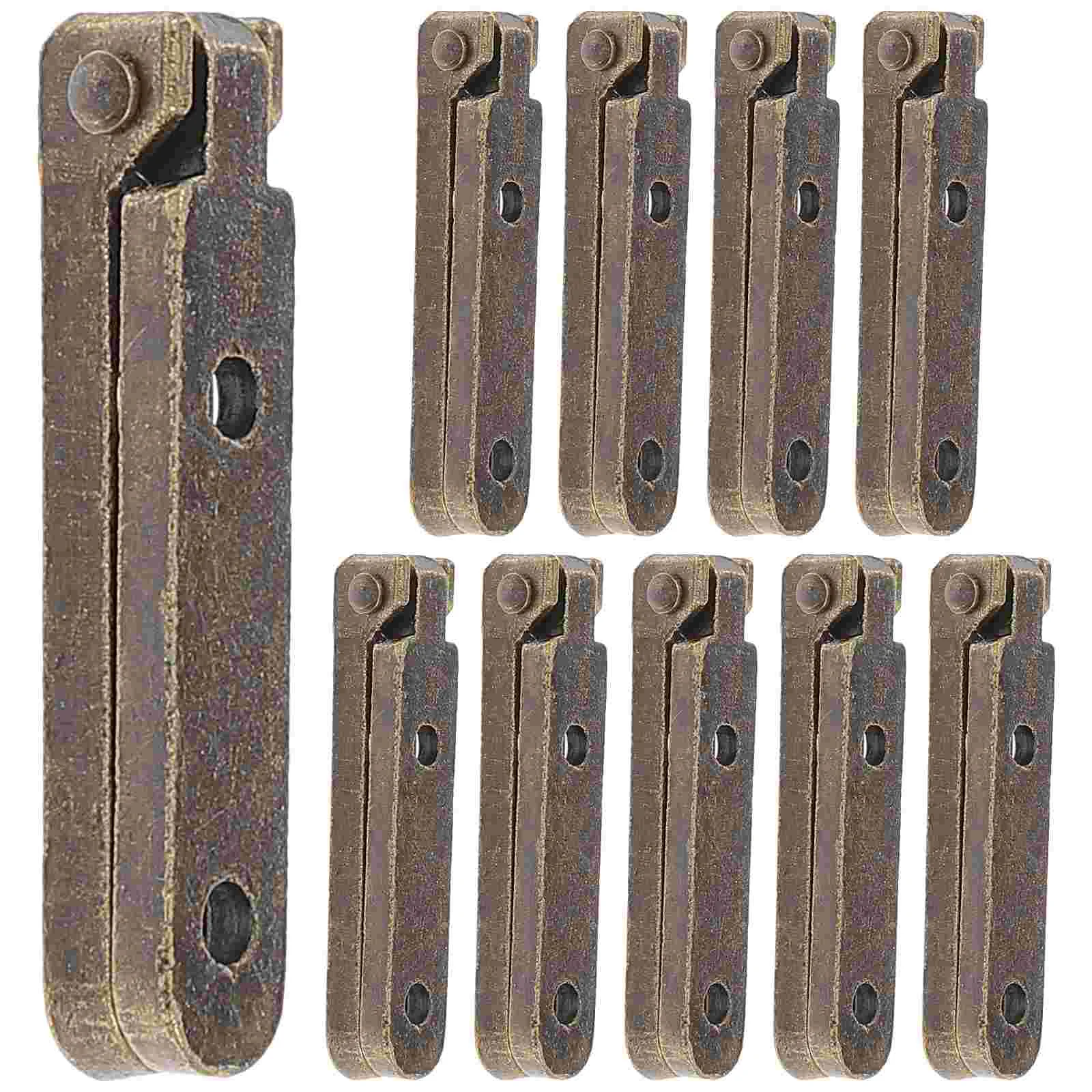 10 Pcs Small Hinge Home Furniture Retro Style Decorative Heavy Duty Door Zinc Alloy Metal Trim Practical Flat
10 Pcs Small Hinge Home Furniture Retro Style Decorative Heavy Duty Door Zinc Alloy Metal Trim Practical Flat