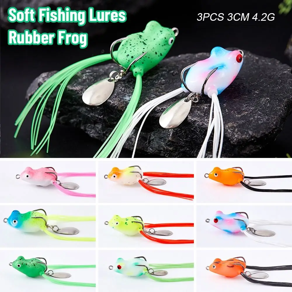3cm 4.2g Large Frog Topwater Soft Fishing Lure Crankbait Hooks Bass Bait Tackle US
3cm 4.2g Large Frog Topwater Soft Fishing Lure Crankbait Hooks Bass Bait Tackle US