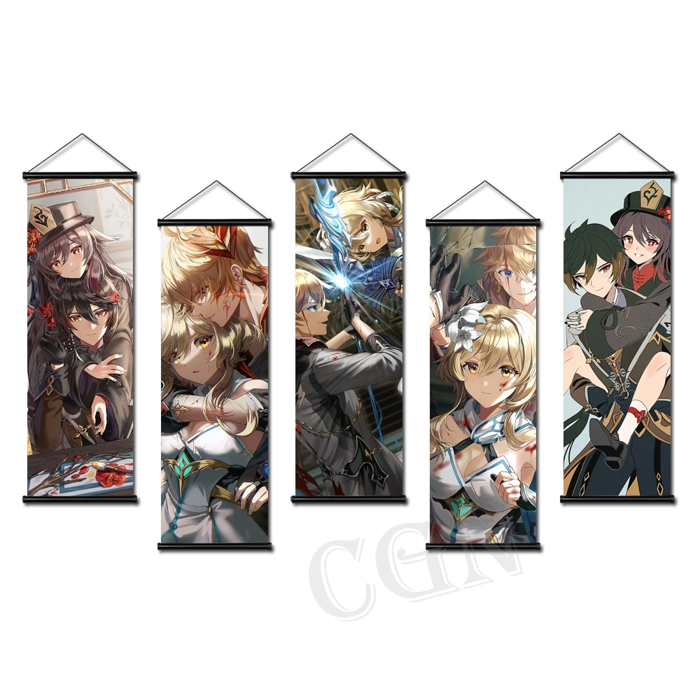 HD Pint Genshin Impact Posters Ganyu Hutao Canvas Game Wall Artwork Paintings Hanging Scrolls Modular Picture Home Room Decor
HD Pint Genshin Impact Posters Ganyu Hutao Canvas Game Wall Artwork Paintings Hanging Scrolls Modular Picture Home Room Decor