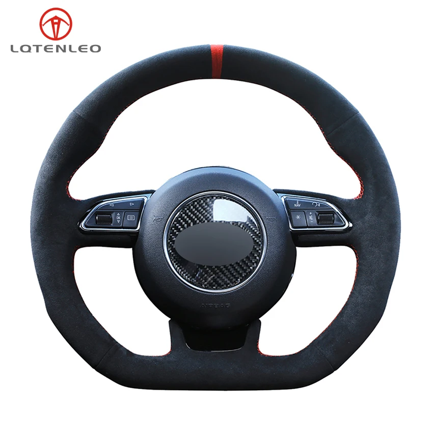 LQTENLEO Black Suede Hand Car Steering Wheel Cover For Audi A5 A7 RS7 S7 SQ5 S6 S5 RS5 S4 RS4 S3 2012-2018
LQTENLEO Black Suede Hand Car Steering Wheel Cover For Audi A5 A7 RS7 S7 SQ5 S6 S5 RS5 S4 RS4 S3 2012-2018