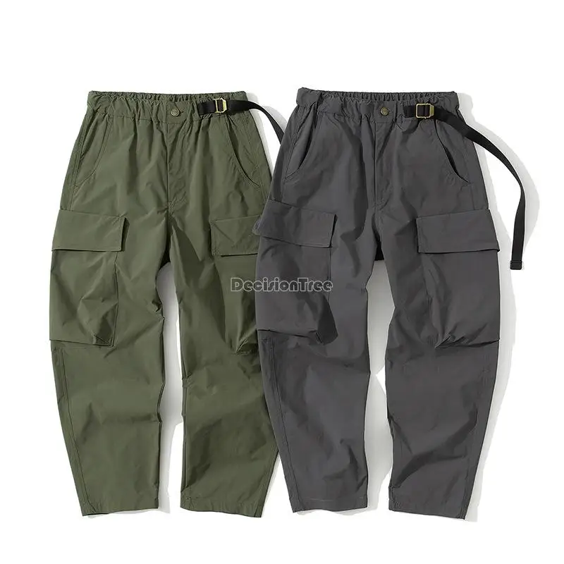 2022 new vibe style retro loose casual function outdoor men's pants fashion waistband pleated overalls with large pockets g336
2022 new vibe style retro loose casual function outdoor men's pants fashion waistband pleated overalls with large pockets g336