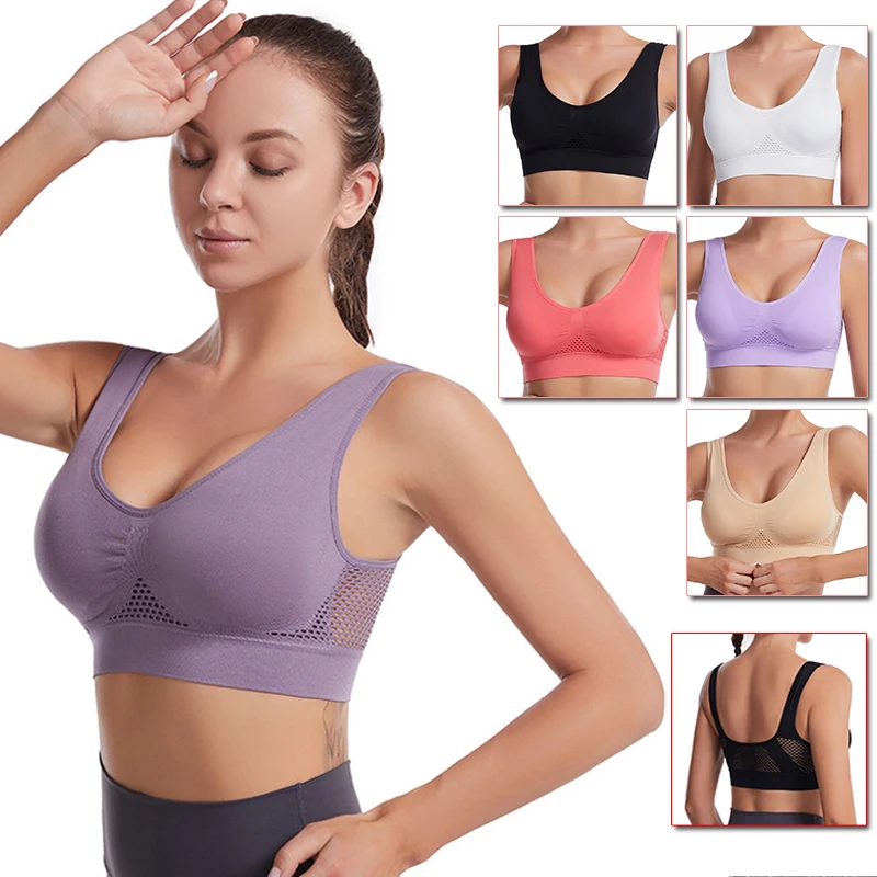 The Bralette Women Sport Bra Sportwear Push Up Crop Top Girls Breathable Fitness Running Gym Female Yoga Hollow Vest Size S-6XL
The Bralette Women Sport Bra Sportwear Push Up Crop Top Girls Breathable Fitness Running Gym Female Yoga Hollow Vest Size S-6XL