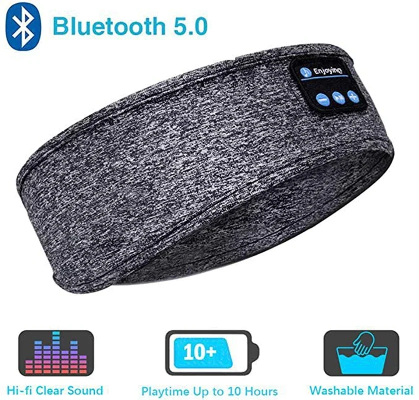 for Comfortable Wireless Bluetooth Sleeping Headphones Sports Headband Thin Soft Elastic Music Earphones Eye Mask for Side
for Comfortable Wireless Bluetooth Sleeping Headphones Sports Headband Thin Soft Elastic Music Earphones Eye Mask for Side