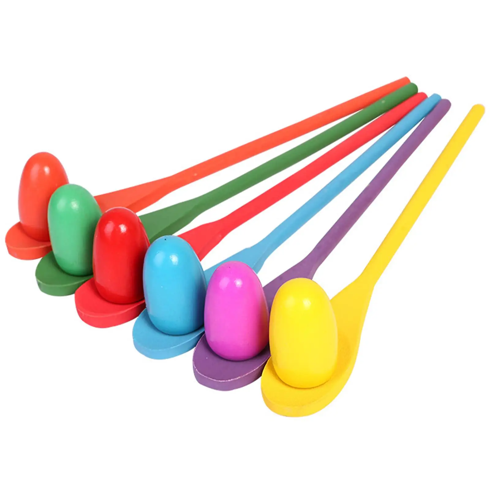 6pcs Rainbow Wooden Games Egg Spoon Montessori Toy Balance Game Sensory Education Early Kids Integration Toys Training
6pcs Rainbow Wooden Games Egg Spoon Montessori Toy Balance Game Sensory Education Early Kids Integration Toys Training