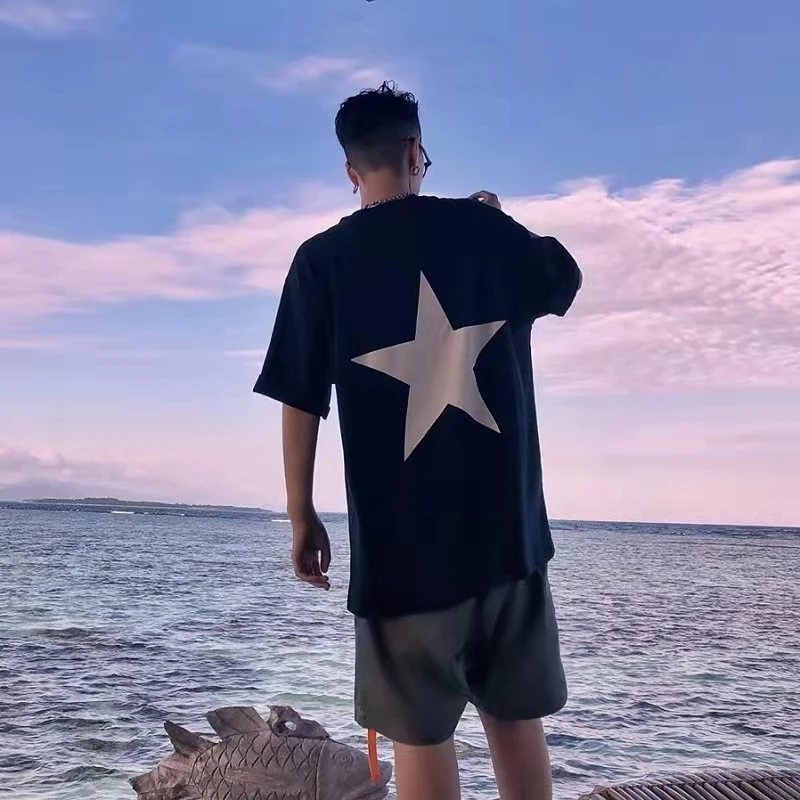 Essentials Top Women's T-shirts for Men Five Pointed Star Oversized T-shirt 100% 1:1 Hip Hop Couple Short Sleeve Basketball Tee
Essentials Top Women's T-shirts for Men Five Pointed Star Oversized T-shirt 100% 1:1 Hip Hop Couple Short Sleeve Basketball Tee