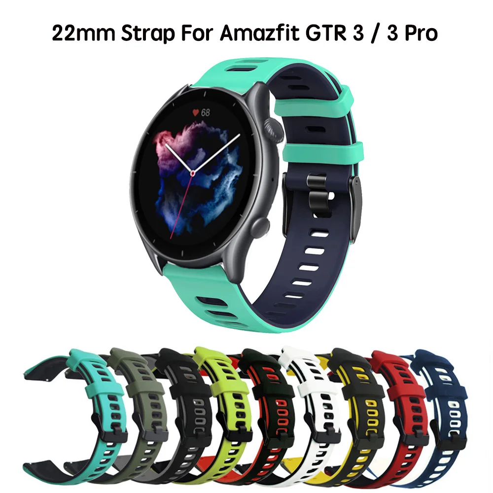 22mm Watch Strap For Amazfit GTR 3/3 Pro Silicone Sport Replacement Correa For Amazfit GTR 2 2E 47mm/Huawei GT 2 GT 3 Bracelet
22mm Watch Strap For Amazfit GTR 3/3 Pro Silicone Sport Replacement Correa For Amazfit GTR 2 2E 47mm/Huawei GT 2 GT 3 Bracelet