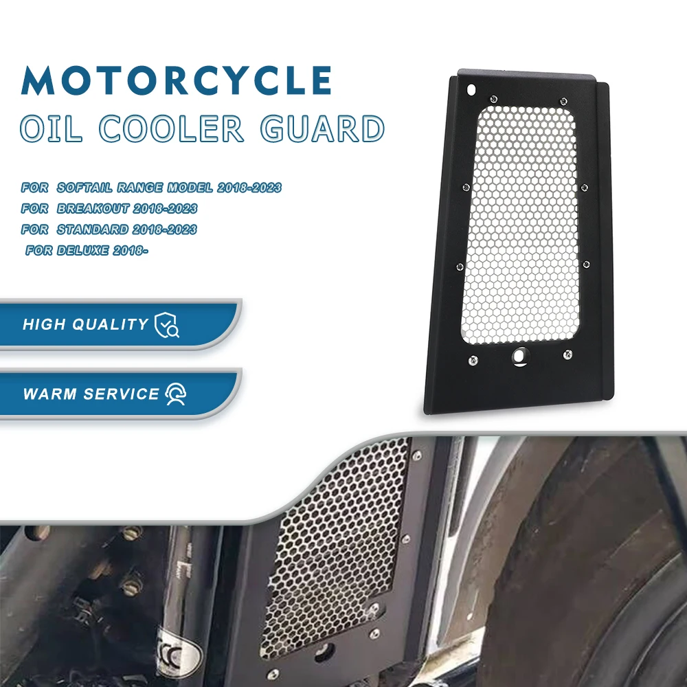 For Softail Range model Breakout Standard Deluxe 2018-2021 2022 2023 Motorcycle Radiator Guard Grille Oil Cooler Grill Cover
For Softail Range model Breakout Standard Deluxe 2018-2021 2022 2023 Motorcycle Radiator Guard Grille Oil Cooler Grill Cover
