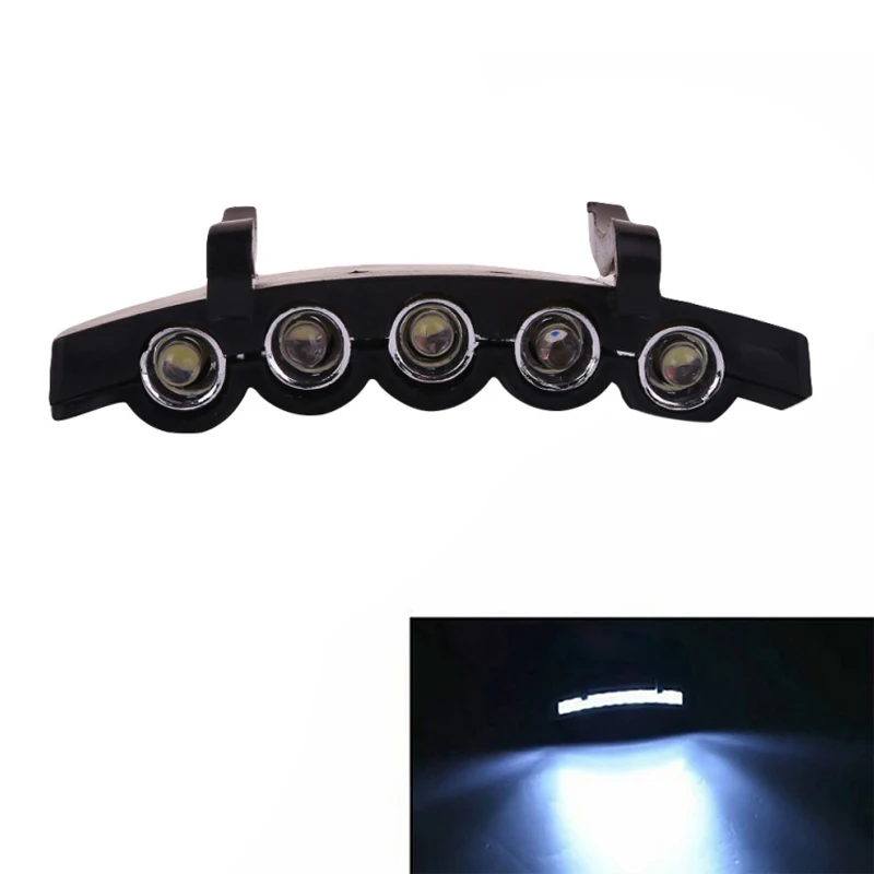 Portable Super Bright Night Fishing 5-LED Cap Light Headlight Headlamp Head Flashlight Head Hat Clip on Light Fishing Head Lamp
Portable Super Bright Night Fishing 5-LED Cap Light Headlight Headlamp Head Flashlight Head Hat Clip on Light Fishing Head Lamp