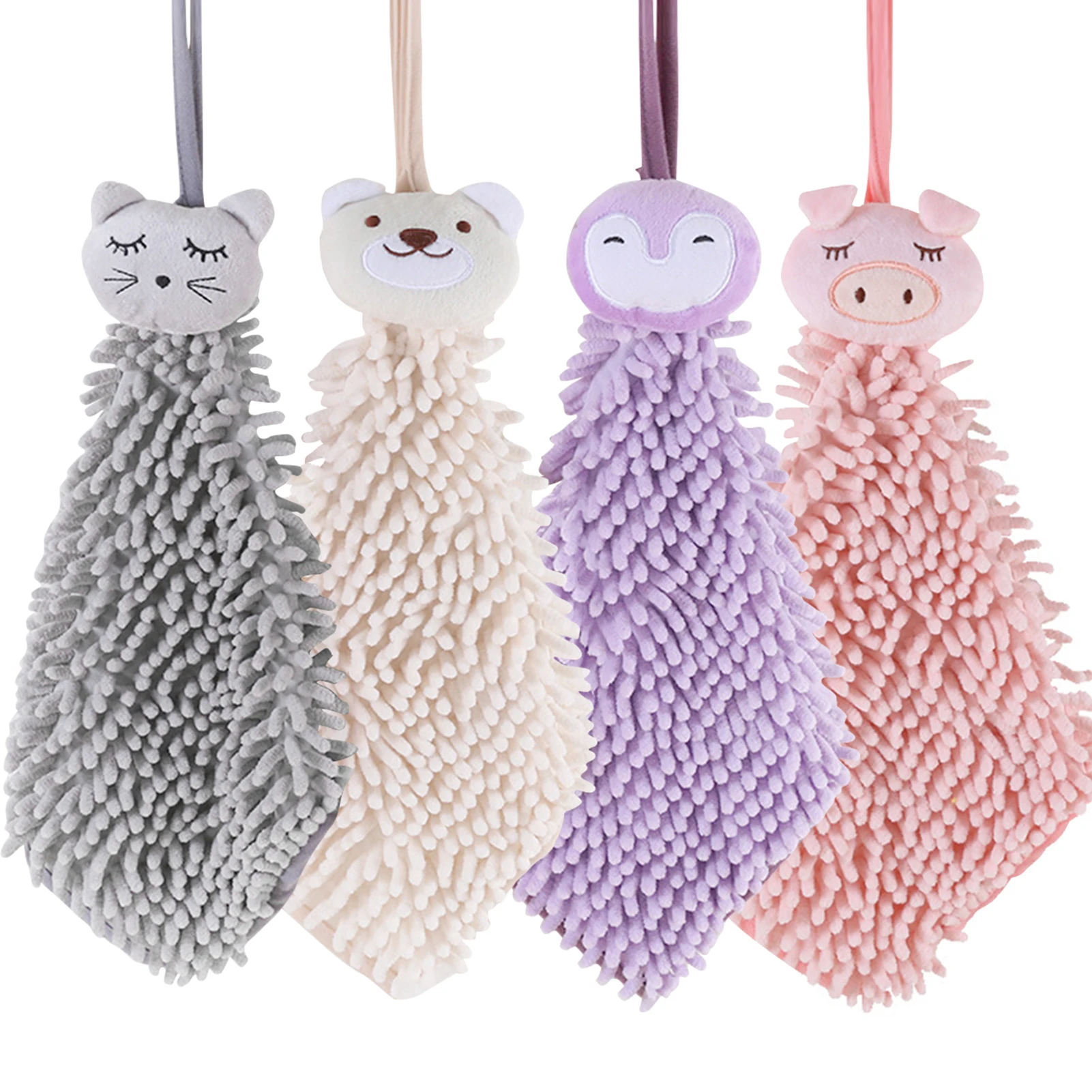 4pcs Soft Absorbent Cute Chenille Handkerchief Toilet Hand Towel Baby Kids Washcloth Thick Animal Shape Bath Kitchen Bathroom
4pcs Soft Absorbent Cute Chenille Handkerchief Toilet Hand Towel Baby Kids Washcloth Thick Animal Shape Bath Kitchen Bathroom