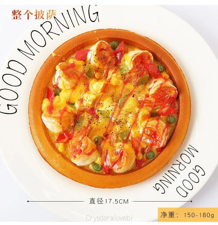 17.5cm Fake Pizza Artificial Foods Cake Bread Shop Decoration Home Decorative Window Display Photography Props Kitchen Toy
17.5cm Fake Pizza Artificial Foods Cake Bread Shop Decoration Home Decorative Window Display Photography Props Kitchen Toy