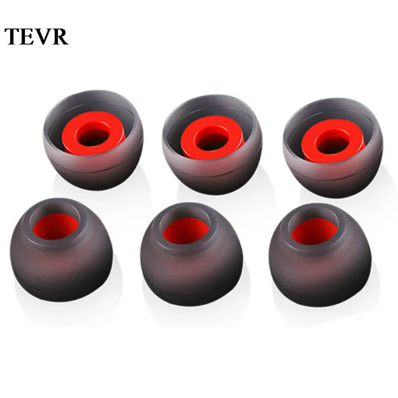

3 Pairs(6pcs) 1 pair L M S In Ear Tips Earbuds Earphone Silicone Eartips/Ear Sleeve/Ear Tip/Earbuds For KZ Earphone LZ A4 DZ9