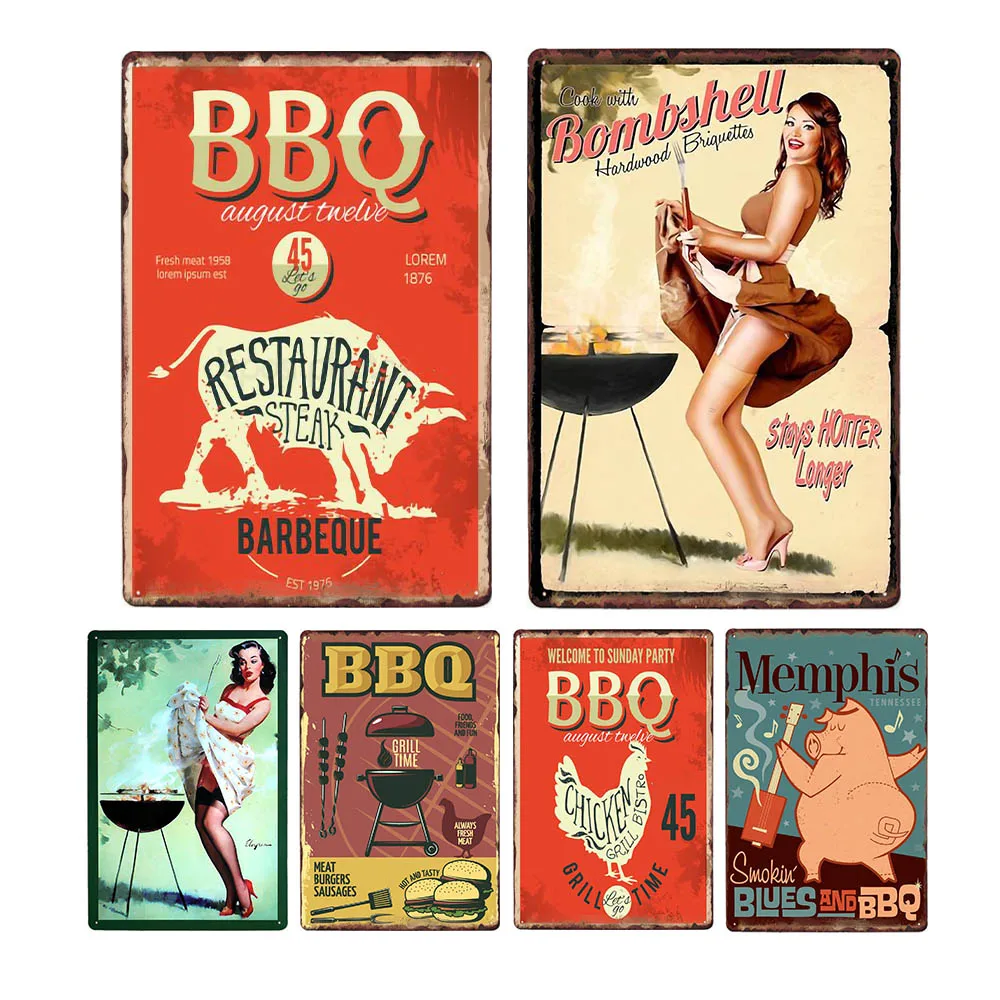 BBQ Zone Metal Wall Art Plaque Signs Outdoor Barbecue Party Vintage Plate Decoration Kitchen Dinning Poster Home Decor 20x30CM
BBQ Zone Metal Wall Art Plaque Signs Outdoor Barbecue Party Vintage Plate Decoration Kitchen Dinning Poster Home Decor 20x30CM