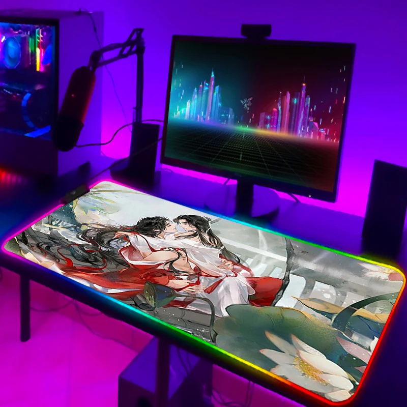 RGB Mouse Pad Rug Mat Keyboard Luminous Computer Carpet Table Pads LED Kawaii Desk Accessories Tian Guan Ci Fu Monthly Backlight
RGB Mouse Pad Rug Mat Keyboard Luminous Computer Carpet Table Pads LED Kawaii Desk Accessories Tian Guan Ci Fu Monthly Backlight