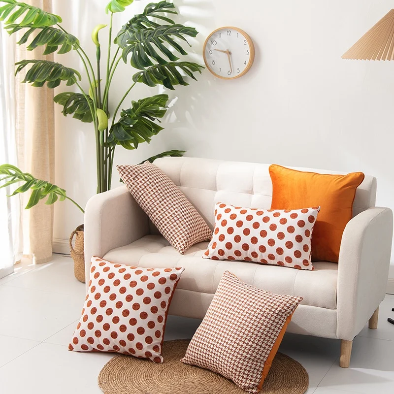 Chenille Jacquard Thousand Bird Lattice Pillow Solid Color Backrest Cover Home Sofa Bedside Cushion Removable And Washable
Chenille Jacquard Thousand Bird Lattice Pillow Solid Color Backrest Cover Home Sofa Bedside Cushion Removable And Washable
