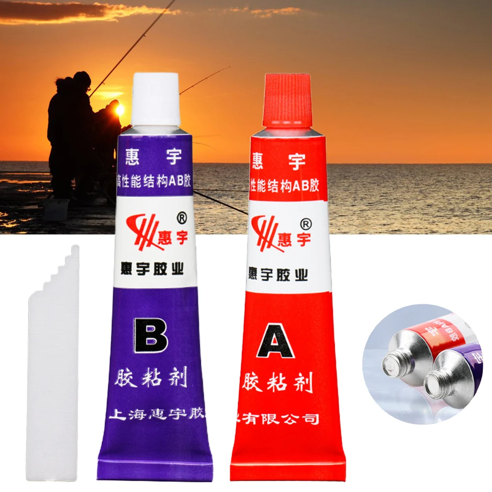 14g Fishing Tackle Epoxy Resin Glue Fishing Rod AB Transparent Glue For DIY Fishing Rod Crack Repair Tool
14g Fishing Tackle Epoxy Resin Glue Fishing Rod AB Transparent Glue For DIY Fishing Rod Crack Repair Tool
