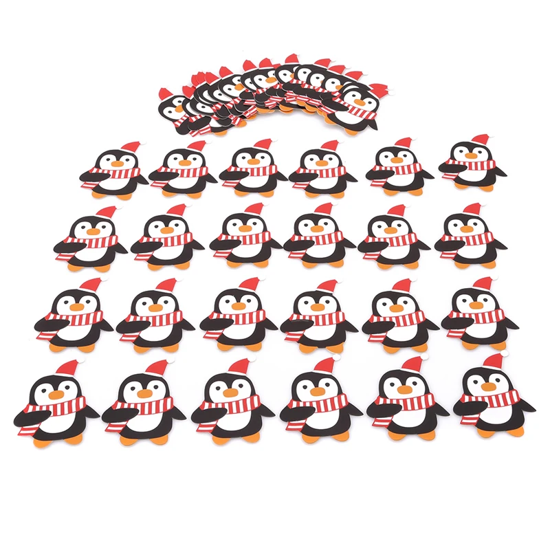 Cute Gift Package Decor Cards 50Pcs/set Lovely Penguin And Santa Claus Christmas Candy And Lollipop Decoration Paper Cards
Cute Gift Package Decor Cards 50Pcs/set Lovely Penguin And Santa Claus Christmas Candy And Lollipop Decoration Paper Cards