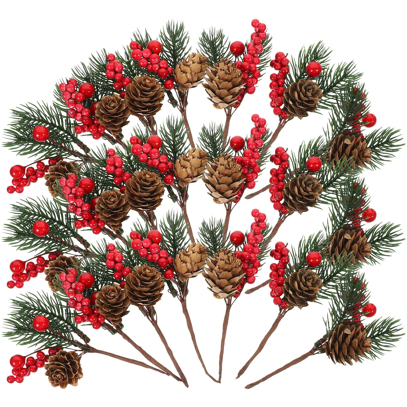 10 Pcs Cranberries Artificial Pine Cone Tabletop Decor Faux Berry Spray Plastic Desktop Adornment
10 Pcs Cranberries Artificial Pine Cone Tabletop Decor Faux Berry Spray Plastic Desktop Adornment