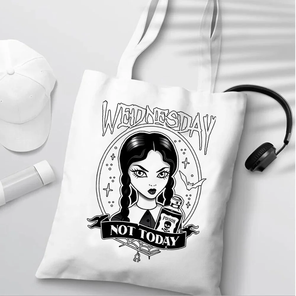 Nevermore Academy Wednesday Addams shopping bag cotton tote canvas handbag eco shopper bag reusable boodschappentas cabas
Nevermore Academy Wednesday Addams shopping bag cotton tote canvas handbag eco shopper bag reusable boodschappentas cabas
