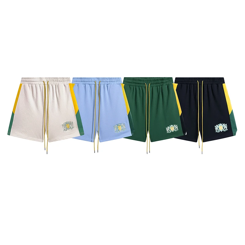 23SS New RHUDE Letter Logo Embroidery Men Breathable Beach Shorts Men Women Elastic Waist Drawstring Summer Shorts
23SS New RHUDE Letter Logo Embroidery Men Breathable Beach Shorts Men Women Elastic Waist Drawstring Summer Shorts