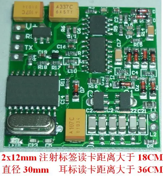 

134.2K RFID Module FDX-B FDXB Ear Tag Network RF ISO11784 Animal Management