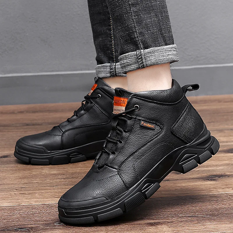 Men Boots Winter New Plus Velvet Warm Men Boots Outdoor Sports Men Leather Boots Fashion Wool Men Boots Hiking Boots
Men Boots Winter New Plus Velvet Warm Men Boots Outdoor Sports Men Leather Boots Fashion Wool Men Boots Hiking Boots