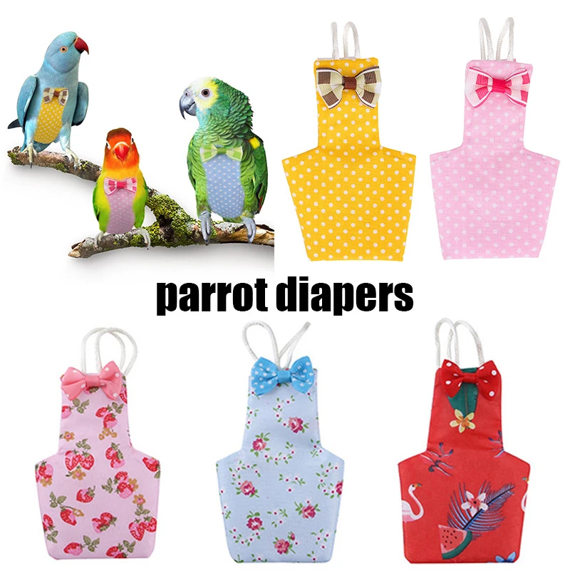 Cockatiel Pigeons Pet Clothing Pet Bird Clothes Bird Pocket Diaper Parrot Bird Diaper Bird Flight Suit Washable With Bowtie
Cockatiel Pigeons Pet Clothing Pet Bird Clothes Bird Pocket Diaper Parrot Bird Diaper Bird Flight Suit Washable With Bowtie