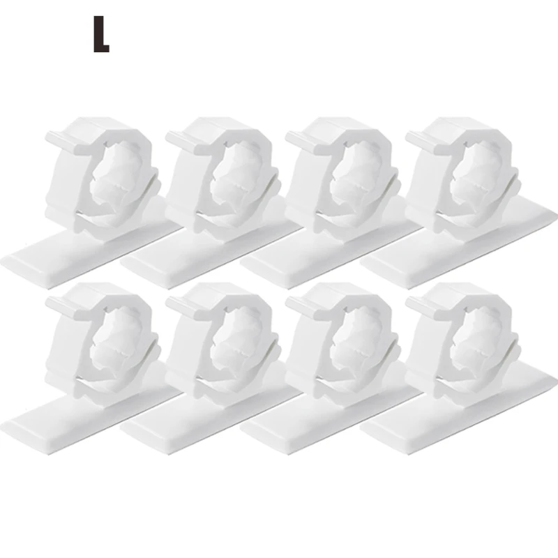 8 Pcs Self-Adhesive Cable Clips Adjustable Cable Organizer For Home Office Lines Management Plastic Clamp Wire Winder
8 Pcs Self-Adhesive Cable Clips Adjustable Cable Organizer For Home Office Lines Management Plastic Clamp Wire Winder