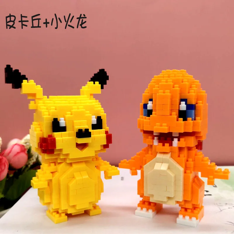 Pokémon Pikachu children's assembled small particle micro-building blocks toy 
Pokémon Pikachu children's assembled small particle micro-building blocks toy