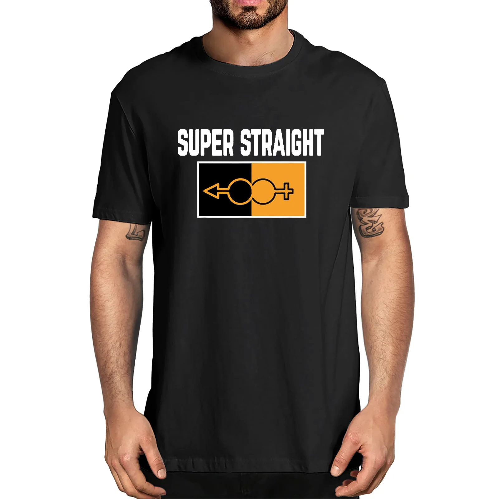 Unisex Super Straight Identity Vintage Men's Shirt Short Sleeve Funny Men's 100% Cotton T-Shirt Streetwear Women Soft Top Tee
Unisex Super Straight Identity Vintage Men's Shirt Short Sleeve Funny Men's 100% Cotton T-Shirt Streetwear Women Soft Top Tee
