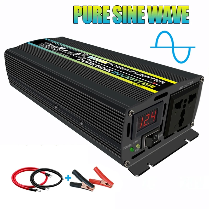 3000W/4000W/6000W Power Inverter 12V to 220V Car Boat Electronic Voltage Transformer Converter Off Grid Inverter Pure Sine Wave
3000W/4000W/6000W Power Inverter 12V to 220V Car Boat Electronic Voltage Transformer Converter Off Grid Inverter Pure Sine Wave