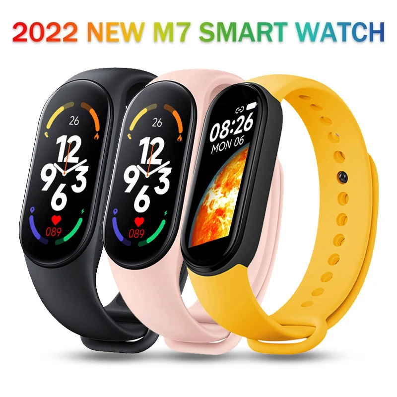 M7 Smart Watch Waterproof Sport Smart Watch Heart Men Woman Rate Blood Pressure Monitor Fitness Tracker Bracelet for Android IOS
M7 Smart Watch Waterproof Sport Smart Watch Heart Men Woman Rate Blood Pressure Monitor Fitness Tracker Bracelet for Android IOS