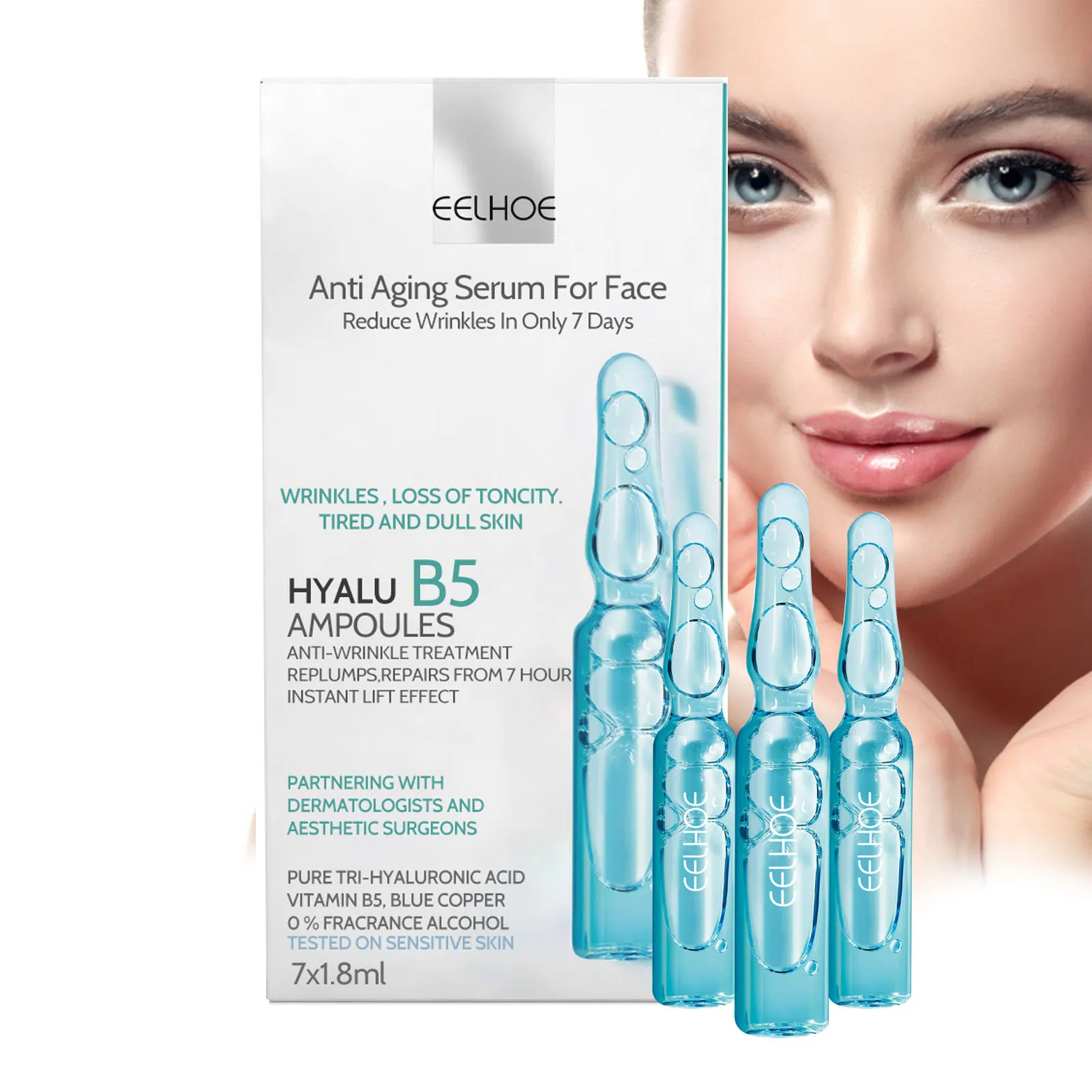 Увлажняющая эссенция для лица, жидкий увлажняющий увлажнитель для чистой кожи, лечит и восстанавливает кожу, улучшая тон и текстуру
Увлажняющая эссенция для лица, жидкий увлажняющий увлажнитель для чистой кожи, лечит и восстанавливает кожу, улучшая тон и текстуру