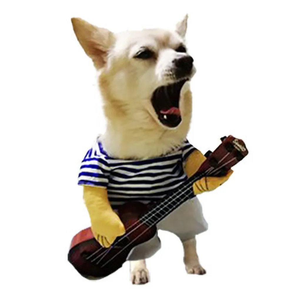 Pet Guitar Costume Dog Guitarist player Pet Halloween costume pet dog role play dress up Halloween costume
Pet Guitar Costume Dog Guitarist player Pet Halloween costume pet dog role play dress up Halloween costume
