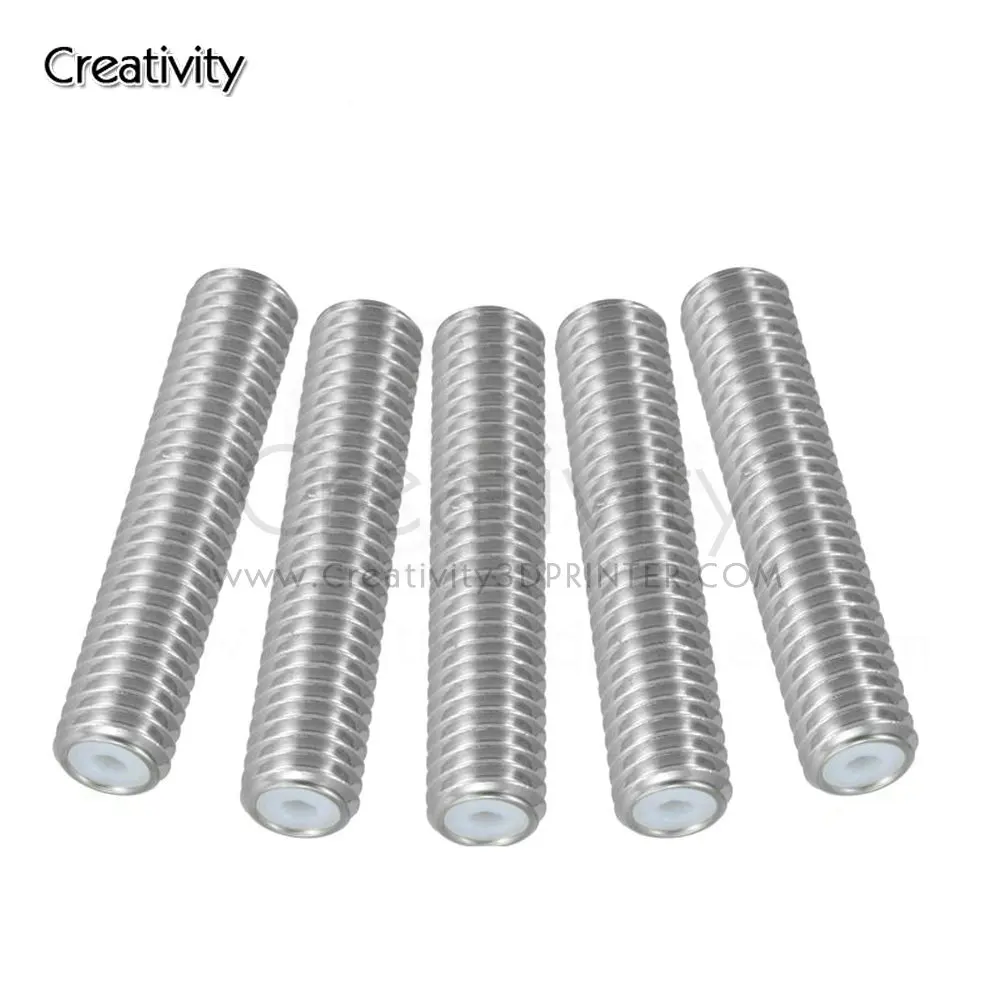 100pcs/lot Stainless Steel Throat For MK8 1.75mm Filament Stainless Steel With PTFE Tube M6*30mm 3D Printer Throat parts
100pcs/lot Stainless Steel Throat For MK8 1.75mm Filament Stainless Steel With PTFE Tube M6*30mm 3D Printer Throat parts
